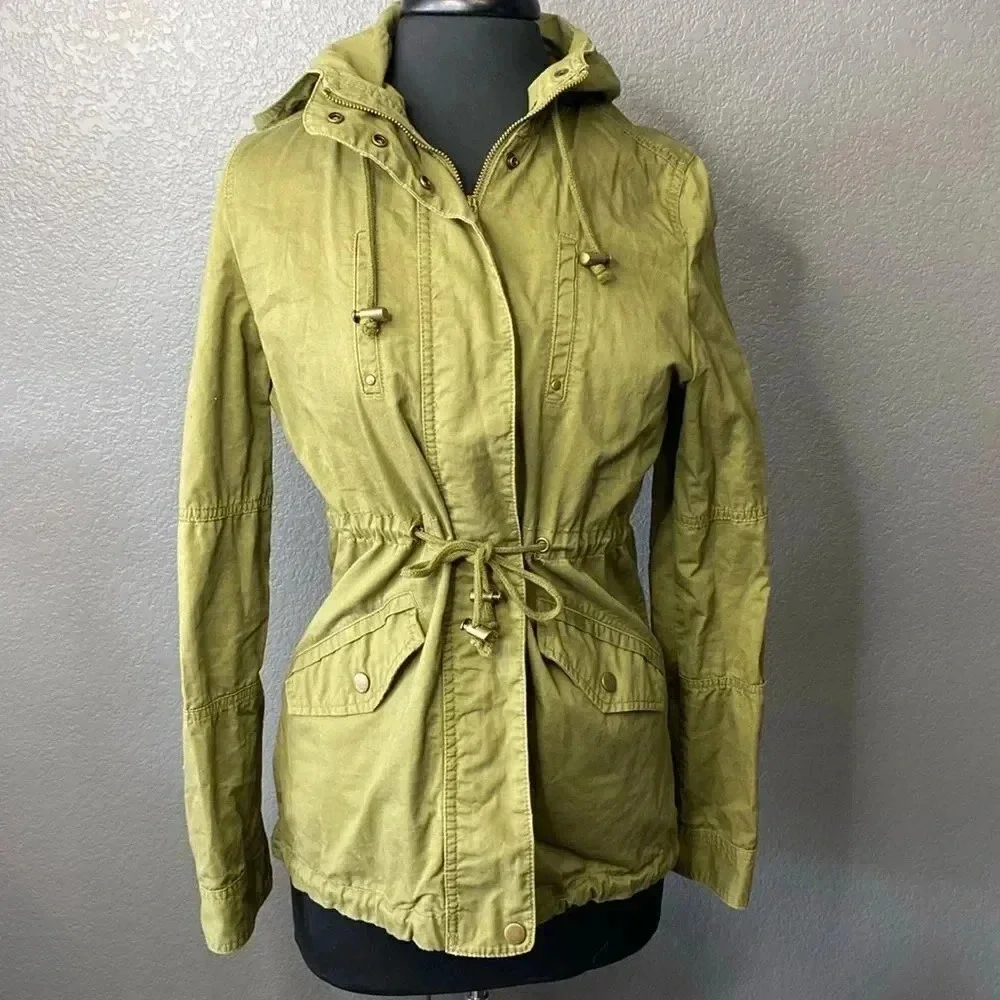 Le3no Green Utility Jacket Size Medium 1243